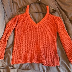 off the shoulder sweater